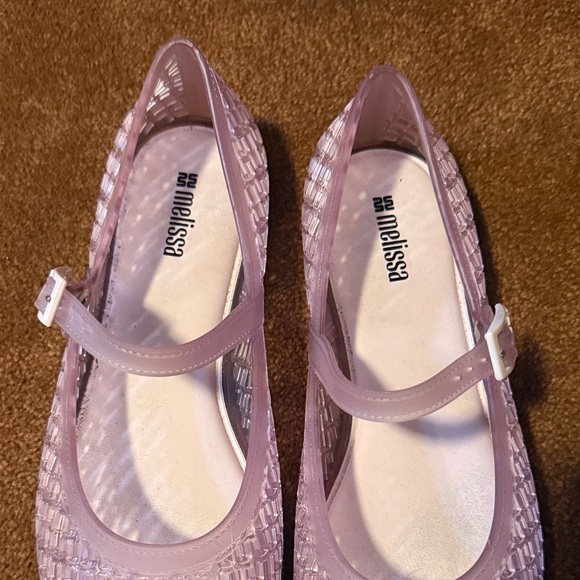 Melissa Light Pink Jelly Flats - Picture 2 of 4